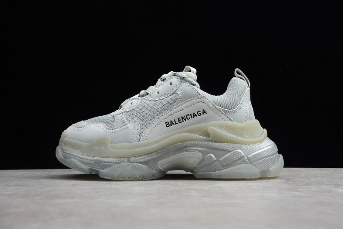 balen triple s trainer ''clear sole'' - balen - grey 541624 w09o1 1705