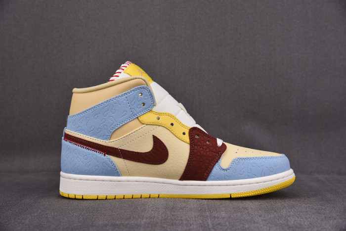 air jordan 1 mid se fearless maison chateau rouge cu2803-200