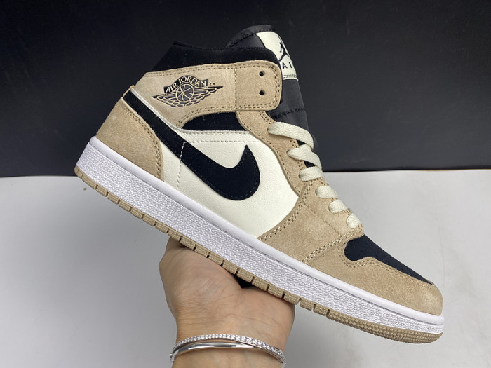 air jordan 1 mid barely orange (w) bq6472 -800
