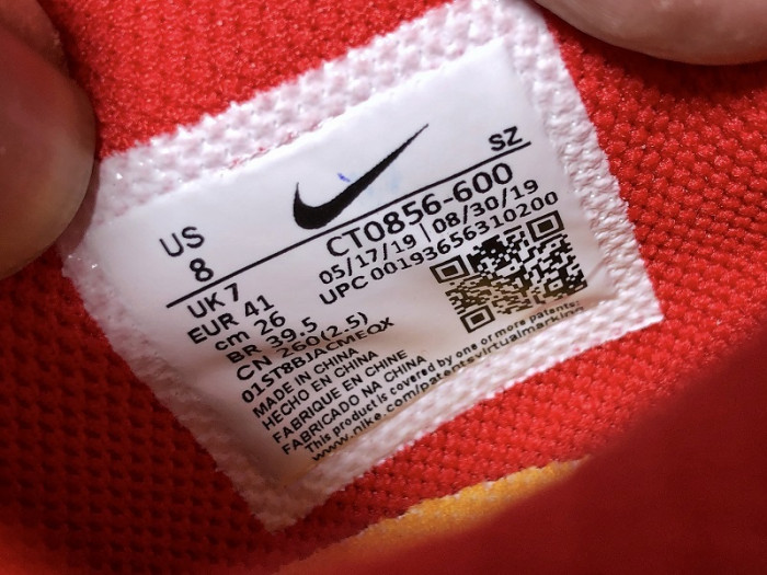 nike dunk low fw university red ct0856-600