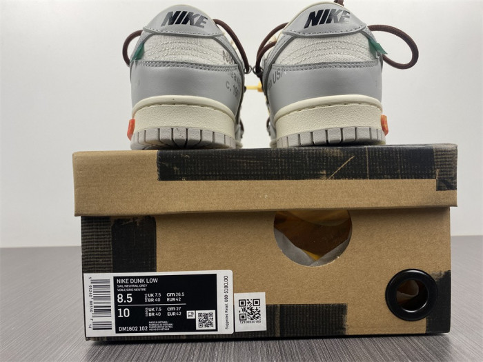 fw x dunk low 